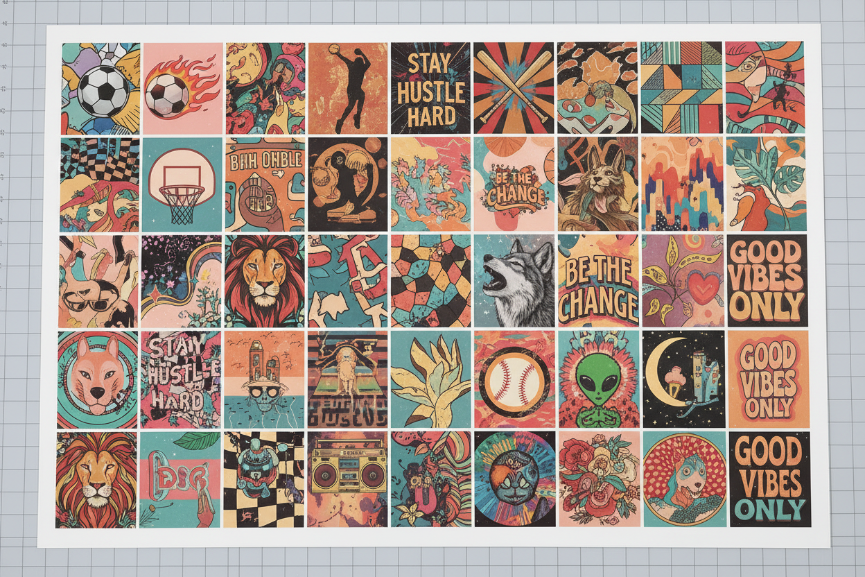 DTF Gang Sheet - Assorted Graphics