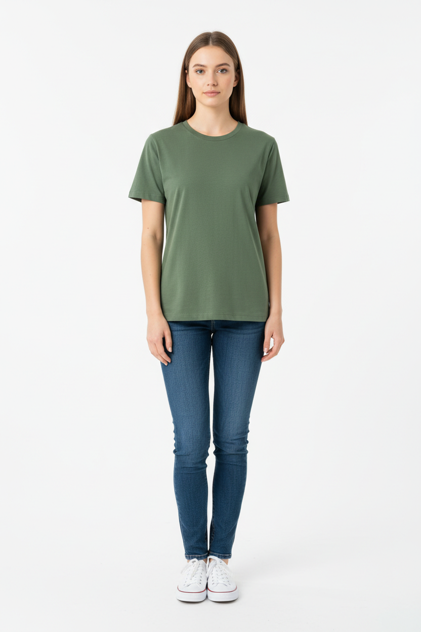 Female model in Army