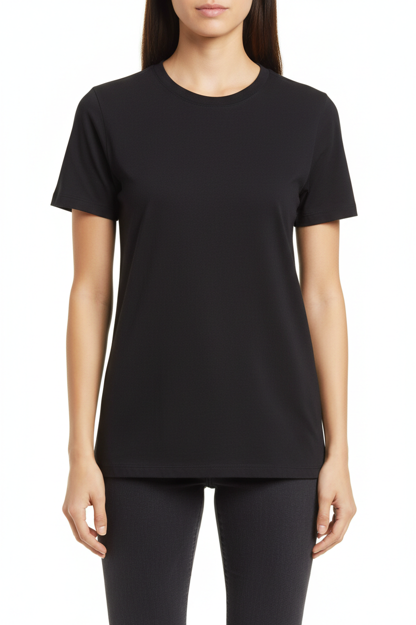 Female model in Black